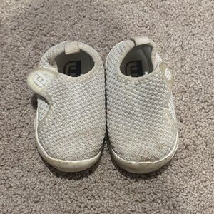 Kids White Slip-On Shoes